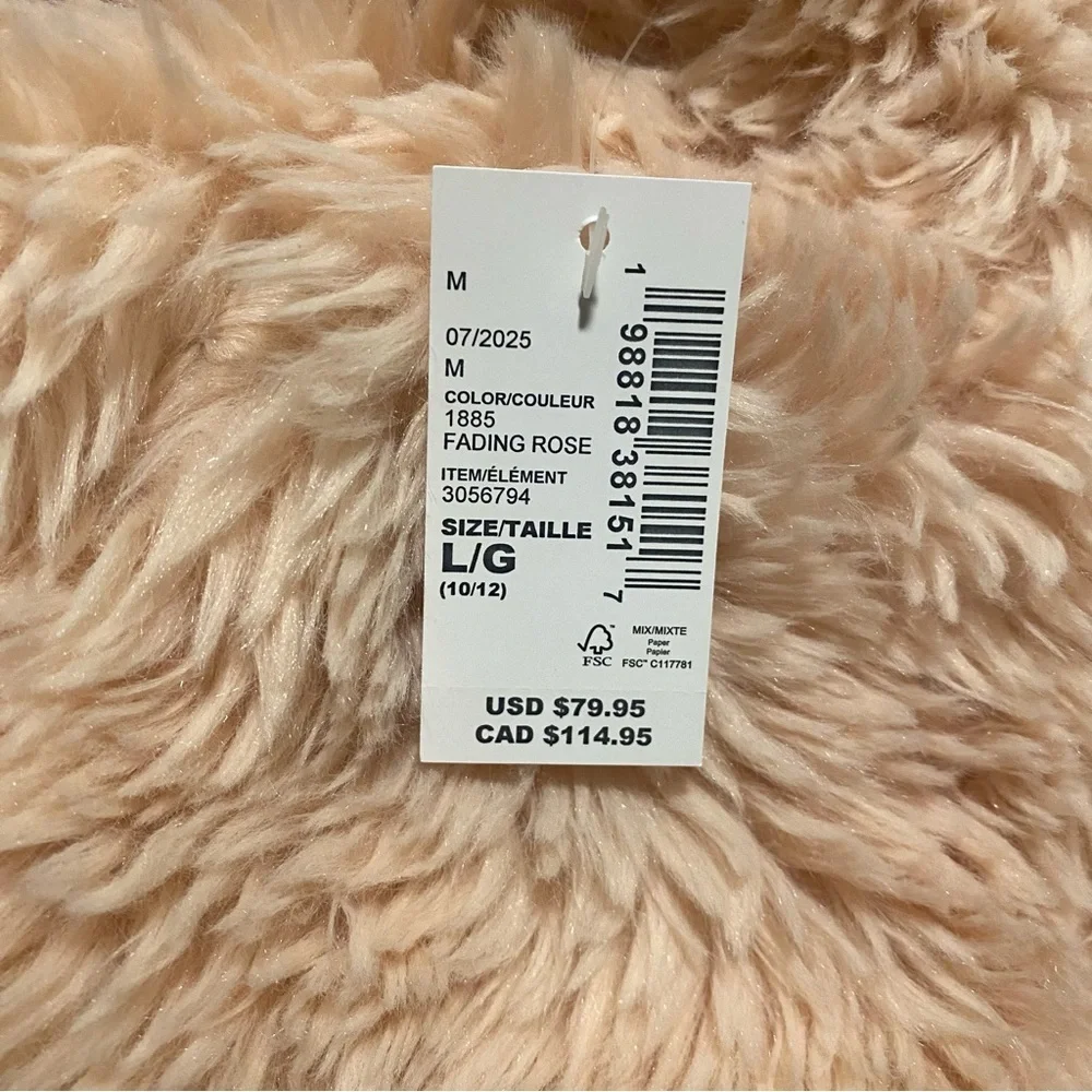 The Children's Place Cream Faux Fur Coat - Plush Lining